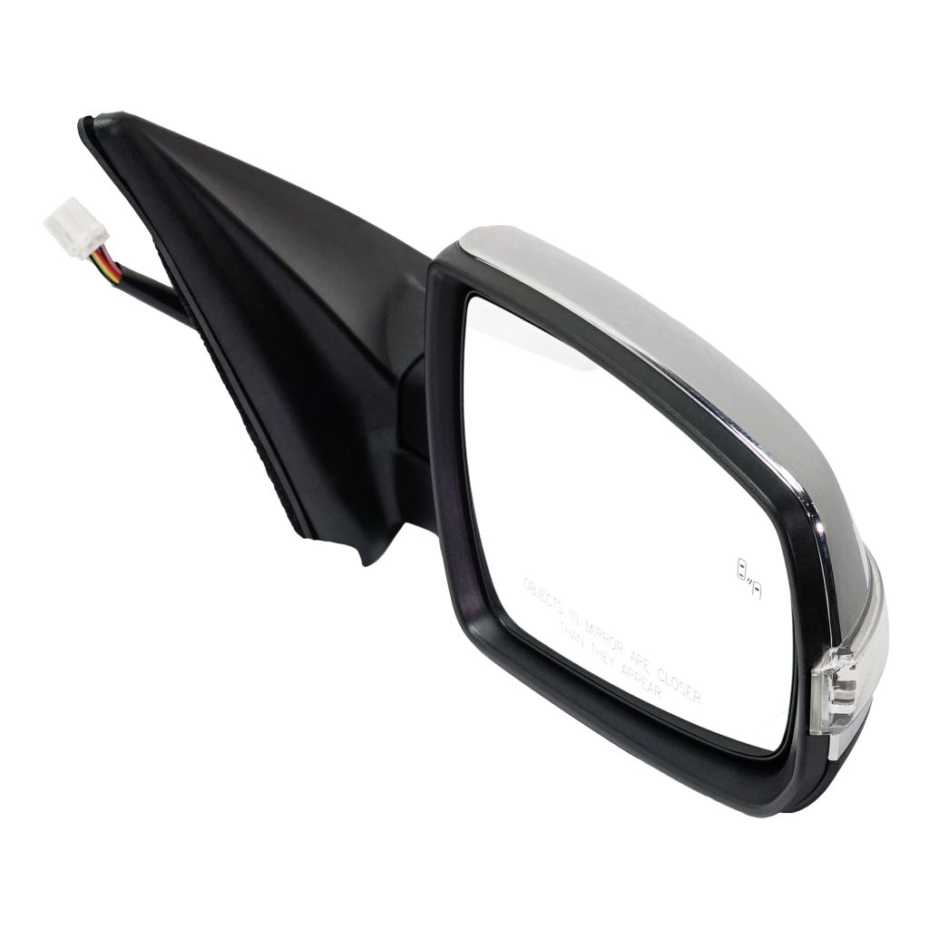 KIA SORENTO DOOR MIRROR LEFT (Driver Side) PWR/HTD/SIGNAL/MEMORY (W/BSD)(PWR-FOLD)(CHROME CVR) OEM#876101U720 2014-2015 PL#KI1320212