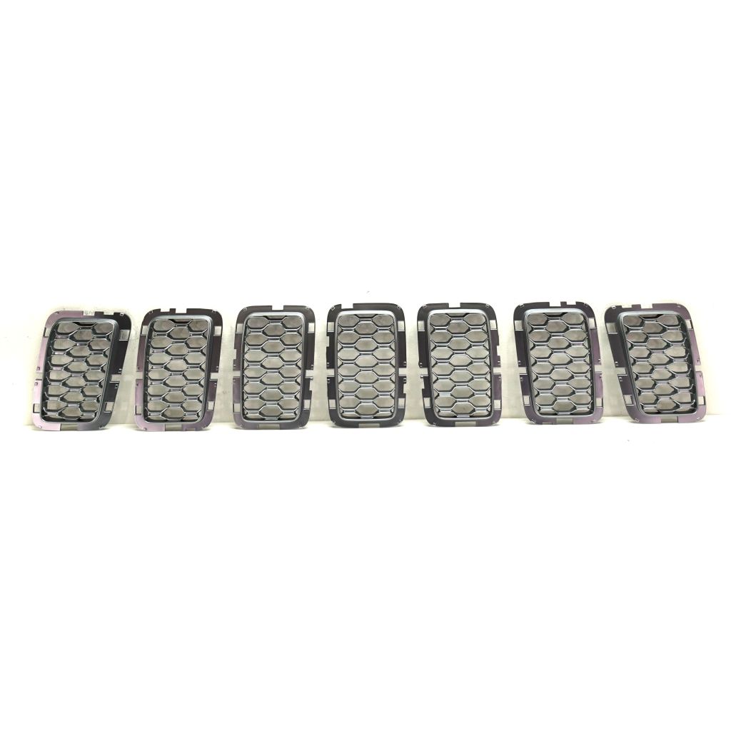 JEEP GRAND CHEROKEE GRILLE INNER MESH PAINTED-CHR (7pcs) (SUMMIT) OEM#6NZ02SZ7AA 2017-2021 PL#CH1201114
