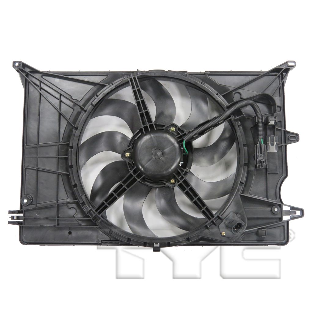 JEEPVEHICLE RENEGADE RADIATOR & A/C FAN ASSY (1.4L TURBO)(TYPE 1) OEM#68256125AA 2015-2018 PL#CH3115182