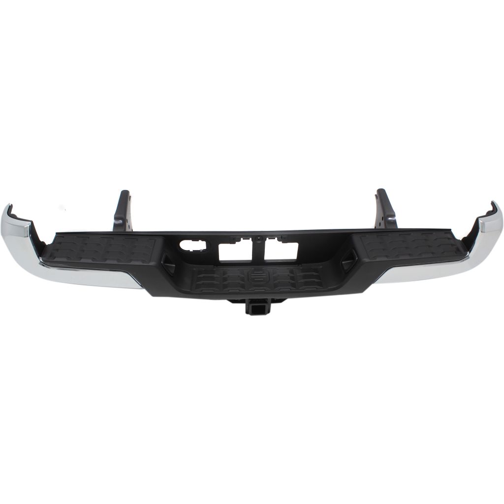 TOYOTA TACOMA REAR STEP BUMPER ASSY CHROME (WO/SENSOR)(W/TOW HITCH) OEM#5215904030-PFM 2016-2023 PL#TO1103129
