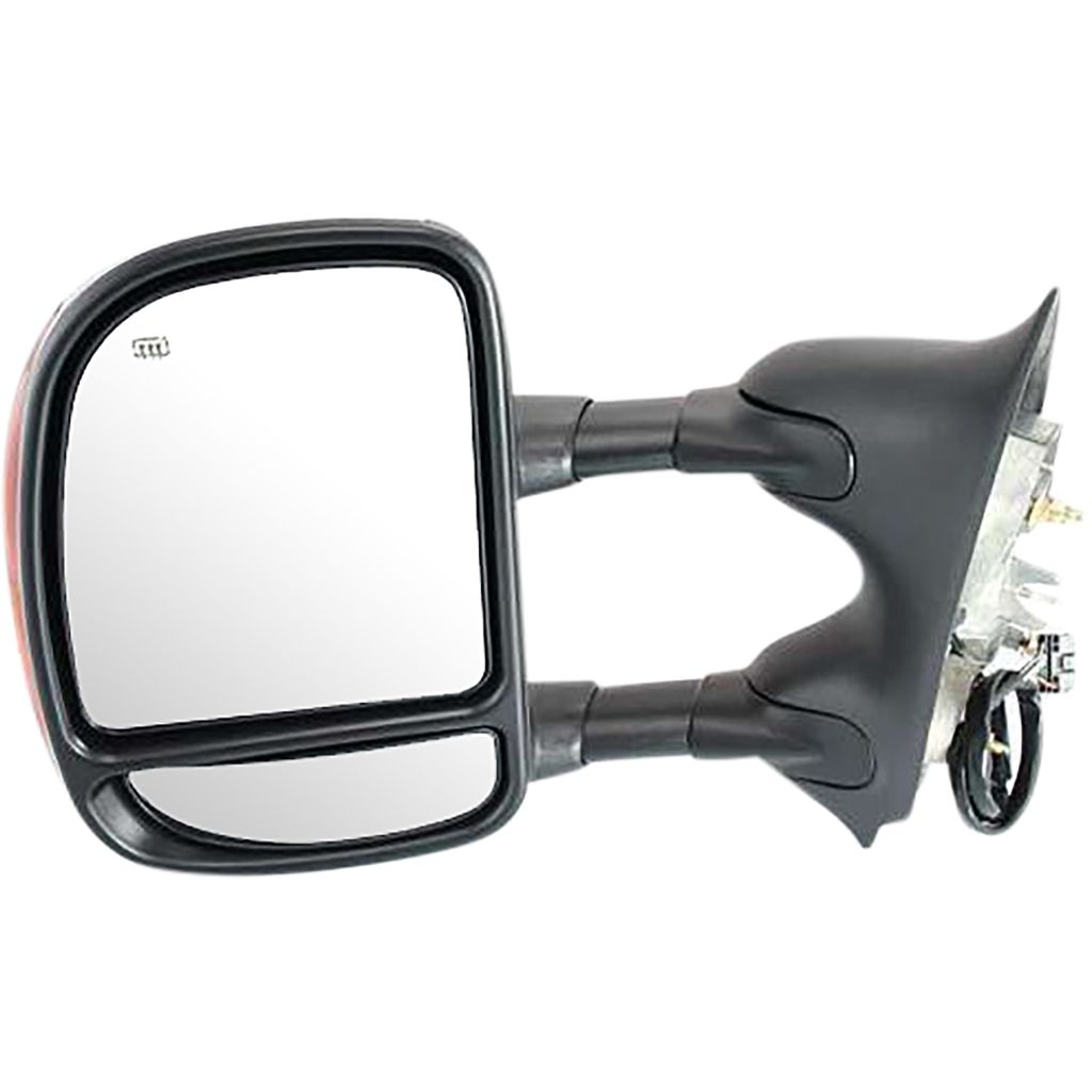 FORD TRUCKS & VANS FORD/PU (F250/350/450/550) Super Duty DOOR MIRROR LEFT (Driver Side) PWR/HTD/SIGNAL (CHROME CVR)(DUAL ARMS/GLASS)(TRAILER) OEM#5C3Z17683EAA 2003-2007 PL#FO1320269