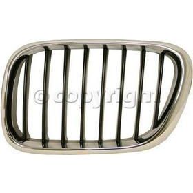 BMW BMW X5 GRILLE LEFT (Driver Side) CHROME/BLACK OEM#51138402645 2000-2003 PL#BM1200152