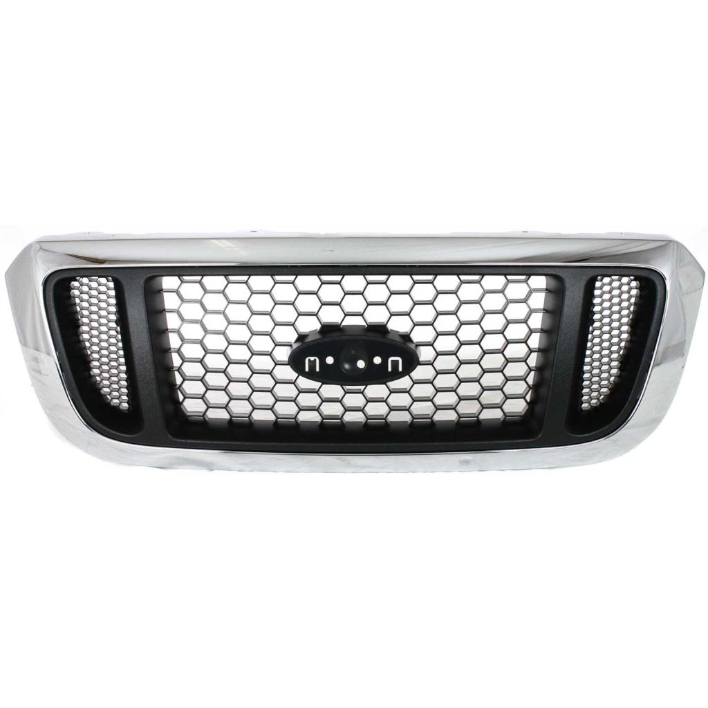 FORD TRUCKS & VANS RANGER GRILLE CHROME W/ARG MESH TYPE (4WD) OEM#4L5Z8200EAA 2004-2005 PL#FO1200453