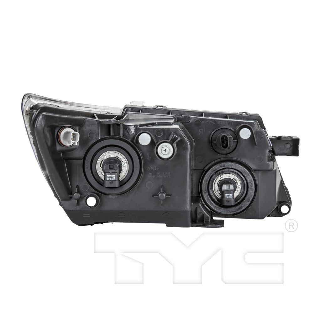 DODGE JOURNEY HEAD LAMP ASSEMBLY LEFT (Driver Side) (CHROME BEZEL) **CAPA** OEM#5116289AC (P) 2009-2020 PL#CH2502222C