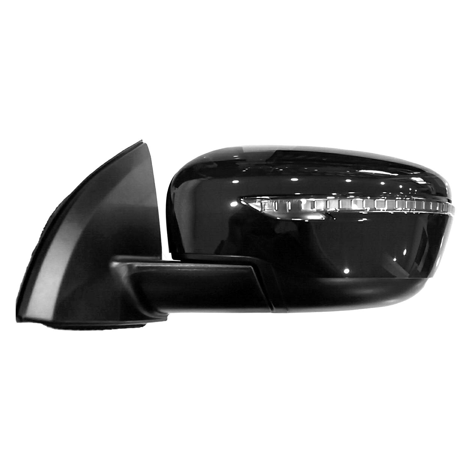 NISSAN ROGUE SPORT (2.0L) DOOR MIRROR LEFT (Driver Side) PWR/HTD/SIGNAL (WO/CAMERA)(BLACK CVR) OEM#963026MA1A-PFM 2017-2021 PL#NI1320301