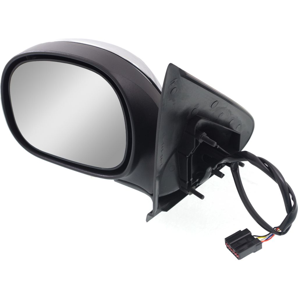FORD TRUCKS & VANS FORD/PU (NEW)(F150/F250)LD DOOR MIRROR LEFT (Driver Side) PWR (W/SIGNAL)(Exc SUPER CREW)(CHROME CVR) OEM#FO1320222 2000-2002 PL#FO1320222