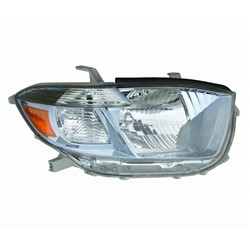 TOYOTA HIGHLANDER HYBRID HEAD LAMP UNIT RIGHT (Passenger Side) (NO BULB) OEM#8113048490 2008-2010 PL#TO2519117