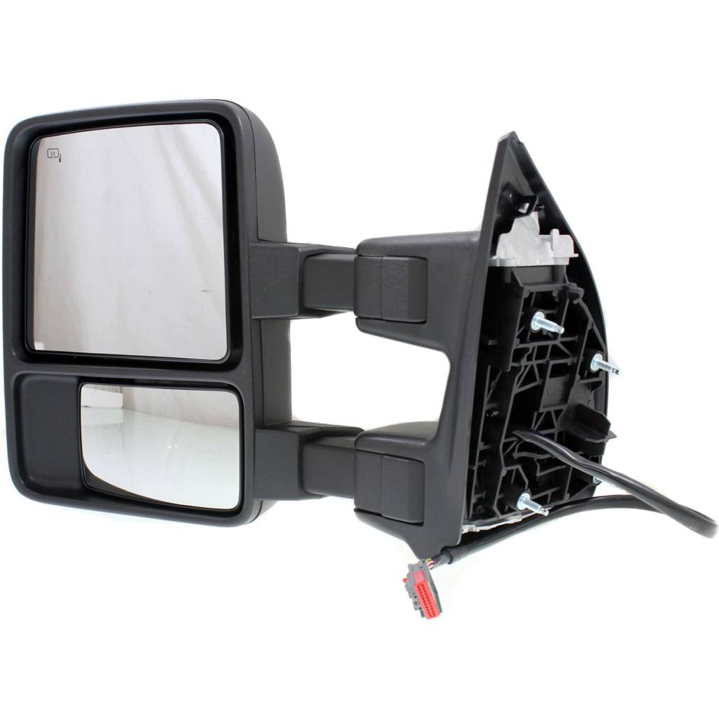 FORD TRUCKS & VANS FORD/PU (F250/350/450/550) Super Duty DOOR MIRROR LEFT (Driver Side) PWR/HTD/SIGNAL/MEMORY (MANUAL TELESCOPING)(BLACK)(TOW TYPE) OEM#7C3Z17683EC 2008-2010 PL#FO1320356