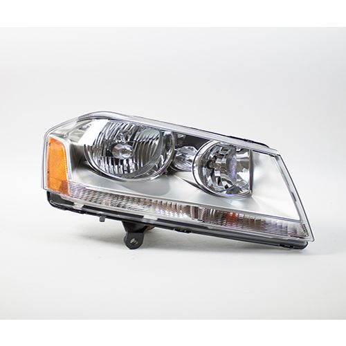 DODGE AVENGER HEAD LAMP ASSEMBLY RIGHT (Passenger Side) (CHROME HSG)**CAPA** OEM#5116342AD 2008-2014 PL#CH2503182C