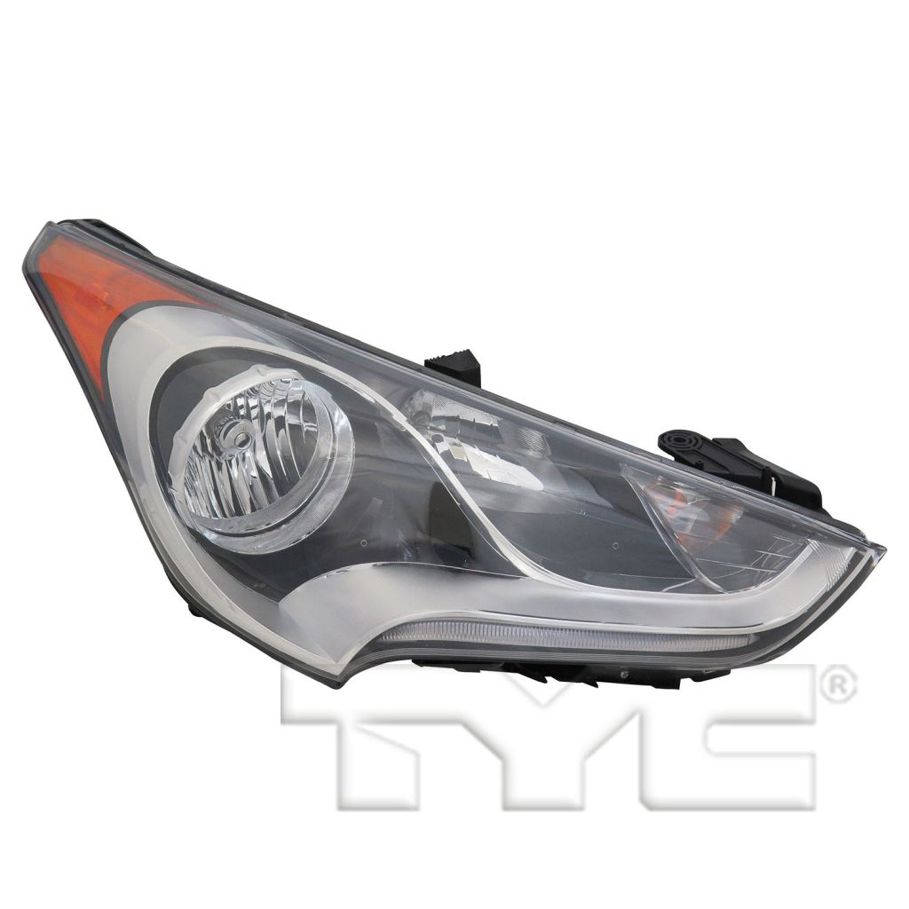 HYUNDAI VELOSTER HEAD LAMP ASSEMBLY RIGHT (Passenger Side) (WO/TURBO)(WO/PROJECTOR) **CAPA** OEM#921022V000 2012-2017 PL#HY2503168C