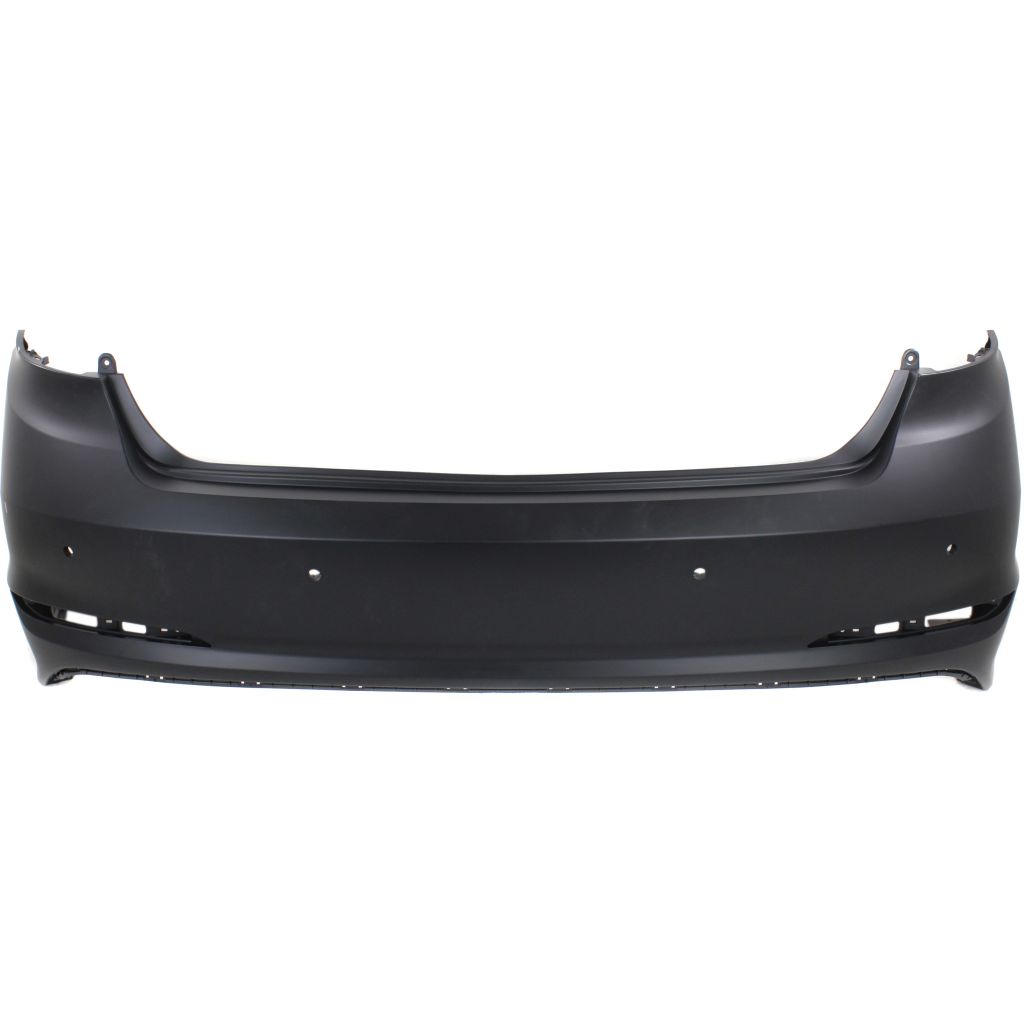 HYUNDAI SONATA REAR BUMPER COVER PRIMED (W/ SENSOR) **CAPA** OEM#86610C2000 2015-2017 PL#HY1100206C
