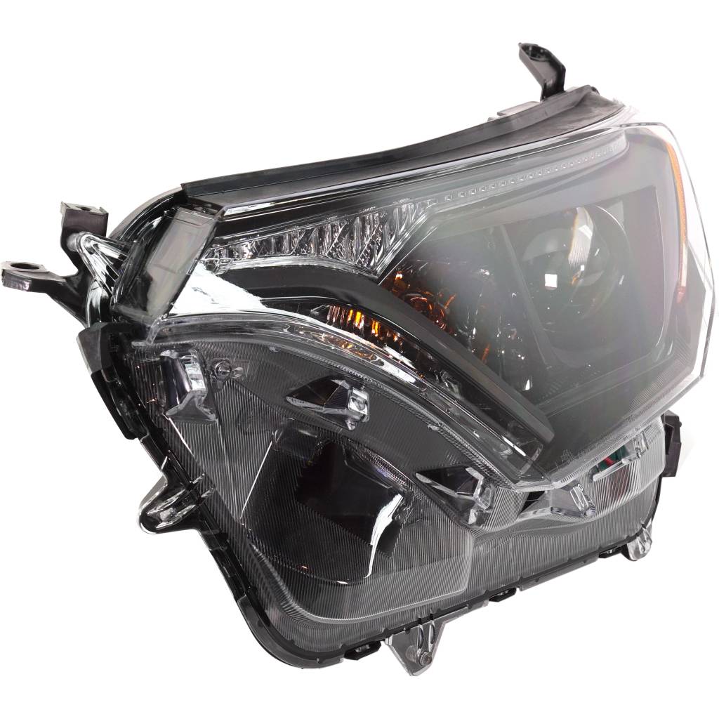 TOYOTA RAV4 HEAD LAMP ASSEMBLY LEFT (Driver Side) (HALGEN)(BLK BEZEL) OEM#811500R180 2016-2018 PL#TO2502268