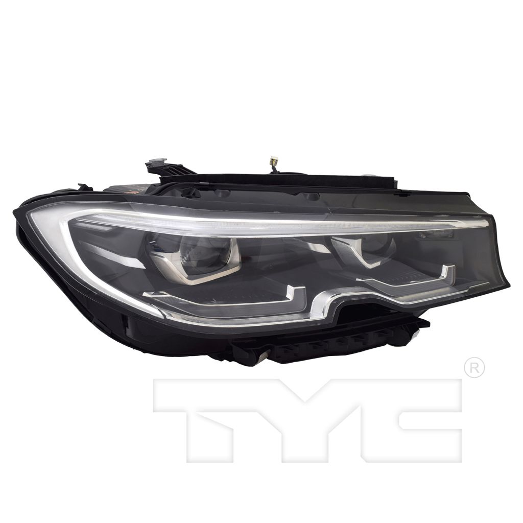 BMW BMW 3 (SEDAN) HEAD LAMP ASSY RIGHT (Passenger Side) (LED)(W/ADAPTIVE HL)(WO/SHADOW LINE) OEM#63118496160 2019-2022 PL#BM2503197