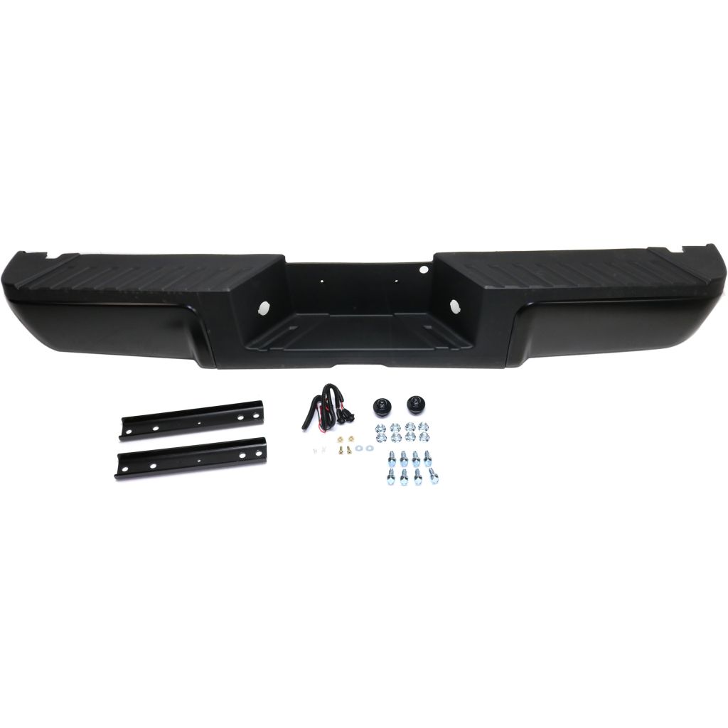 FORD TRUCKS & VANS FORD/PU F250/350/450 (SUPER DUTY) REAR STEP BUMPER ASSY BLACK W/BLACK PAD (WO/SENSOR) OEM#9C3Z17906APTM-PFM 2013-2016 PL#FO1103174