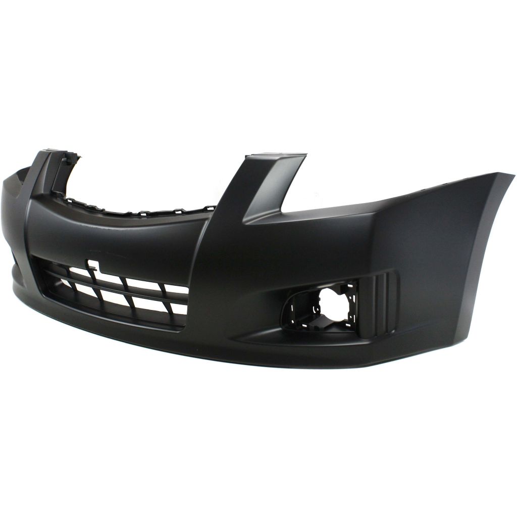 NISSAN(DATSUN) SENTRA FRONT BUMPER COVER PRIMED W/FOG (2.5L)(2.0L SR/Special Edition 09-12)**CAPA** OEM#62022ET80J 2007-2012 PL#NI1000262C
