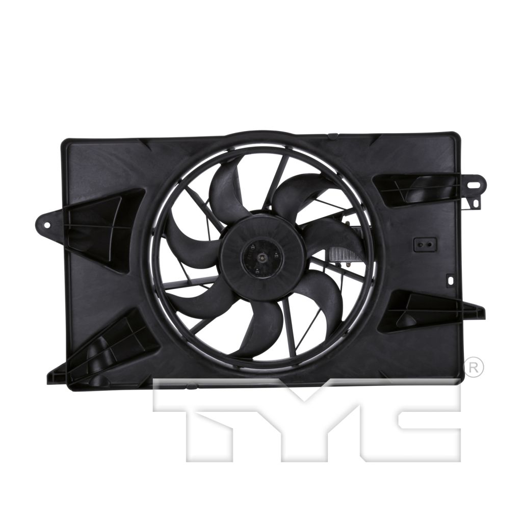 DODGE DART RADIATOR & A/C FAN ASSEMBLY (1.4/2.0/2.4L)(TO 6-4-12)(SINGLE FAN) W/FCM OEM#55111482AC 2013 PL#CH3115176