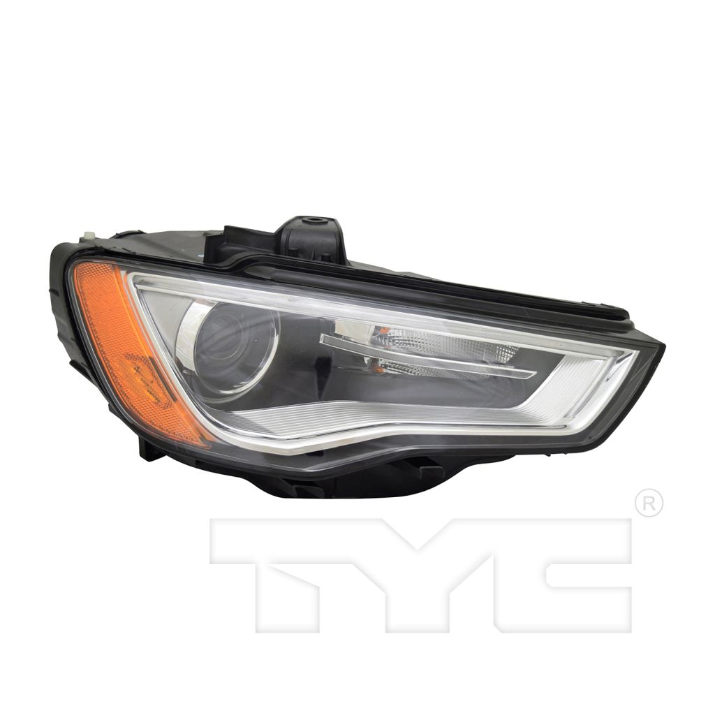 AUDI A3 E-TRON HEAD LAMP RIGHT (Passenger Side) (XENON WO/CURVE LIGHTING)**CAPA** OEM#8V0941044B 2016 PL#AU2503191C