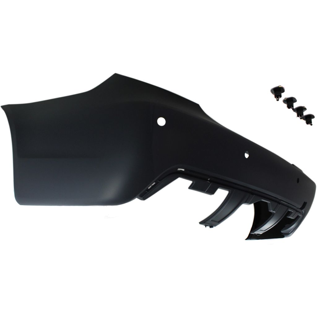 BMW BMW 5 SERIES (SEDAN) REAR BUMPER COVER PRIMED W/SENSOR(W/M Pkg) OEM#51127897222 2004-2010 PL#BM1100161