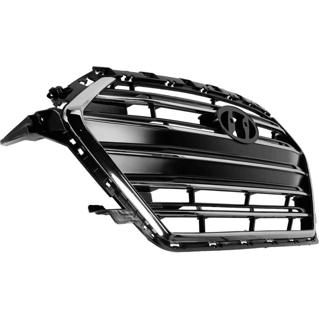 HYUNDAI ELANTRA SEDAN GRILLE BLACK W/CHROME MLDG (WO/AUTO CRUISE)(KOREA)(EXC SPORT) OEM#86350F2100 2017-2018 PL#HY1200228