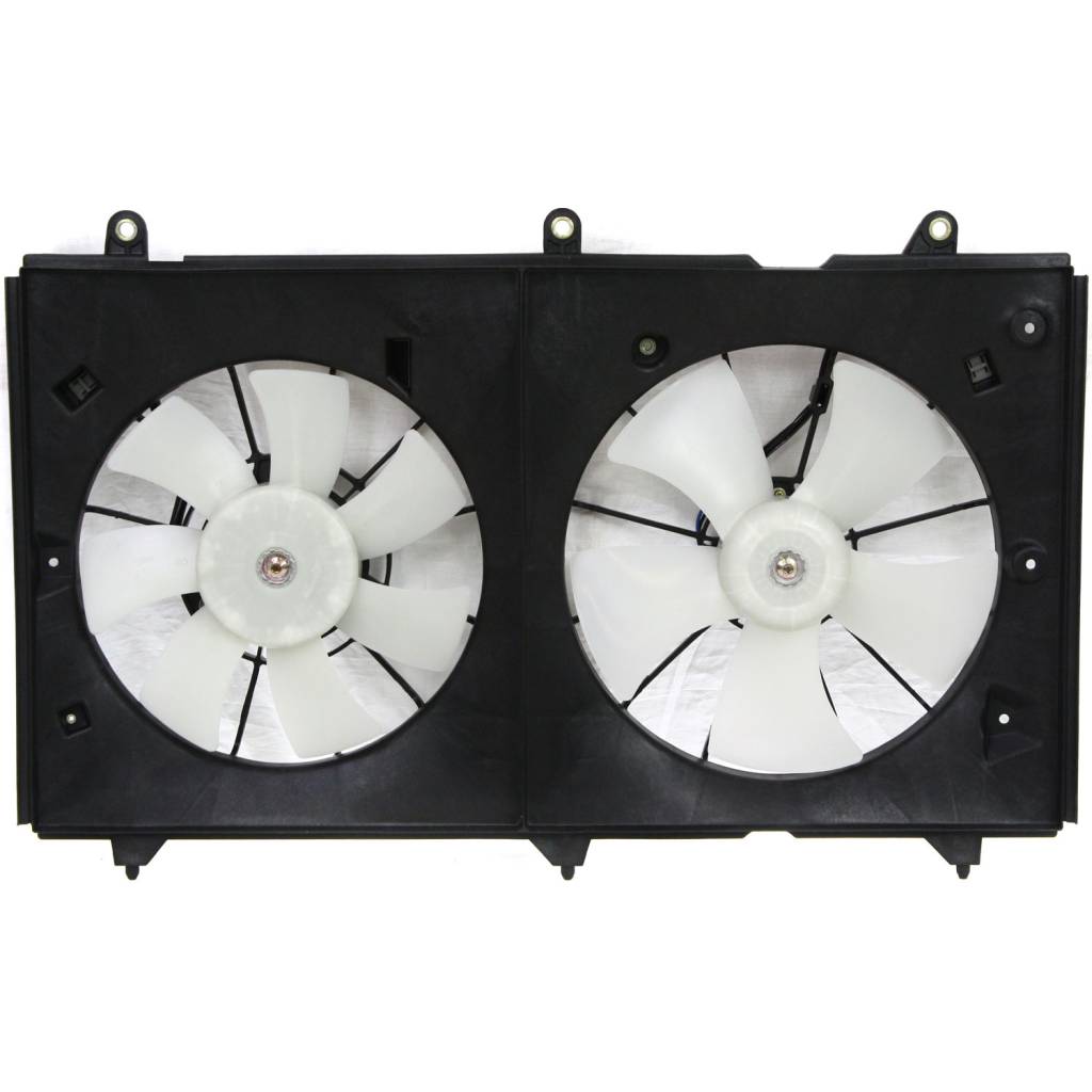 HONDA ACCORD COUPE RADIATOR & A/C FAN ASSY (L4/DENSO TYPE)(DUAL FAN) OEM#19015RAAA01-PFM 2003-2007 PL#HO3115121