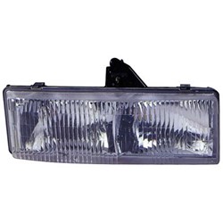 GM TRUCKS & VANS SAFARI (VAN) (GMC) HEAD LAMP LEFT (Driver Side) (W/BRKT)(COMPOSITE) OEM#16524091 1995-2005 PL#GM2502136