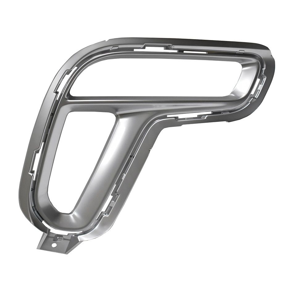 DODGE TRUCKS & VANS DURANGO FOG LAMP COVER MLDG RIGHT (Passenger Side) SATIN-CHROME (W/FOG) OEM#6UZ54SZ7AA 2021-2023 PL#CH1039220