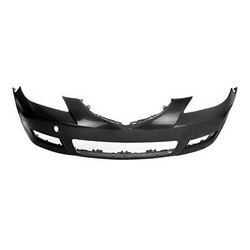 MAZDA MAZDA3 FRONT BUMPER COVER PRIMED (SD-STD) (WO/BUILT INSERT)**CAPA** OEM#BAN650031CBB 2007-2009 PL#MA1000215C