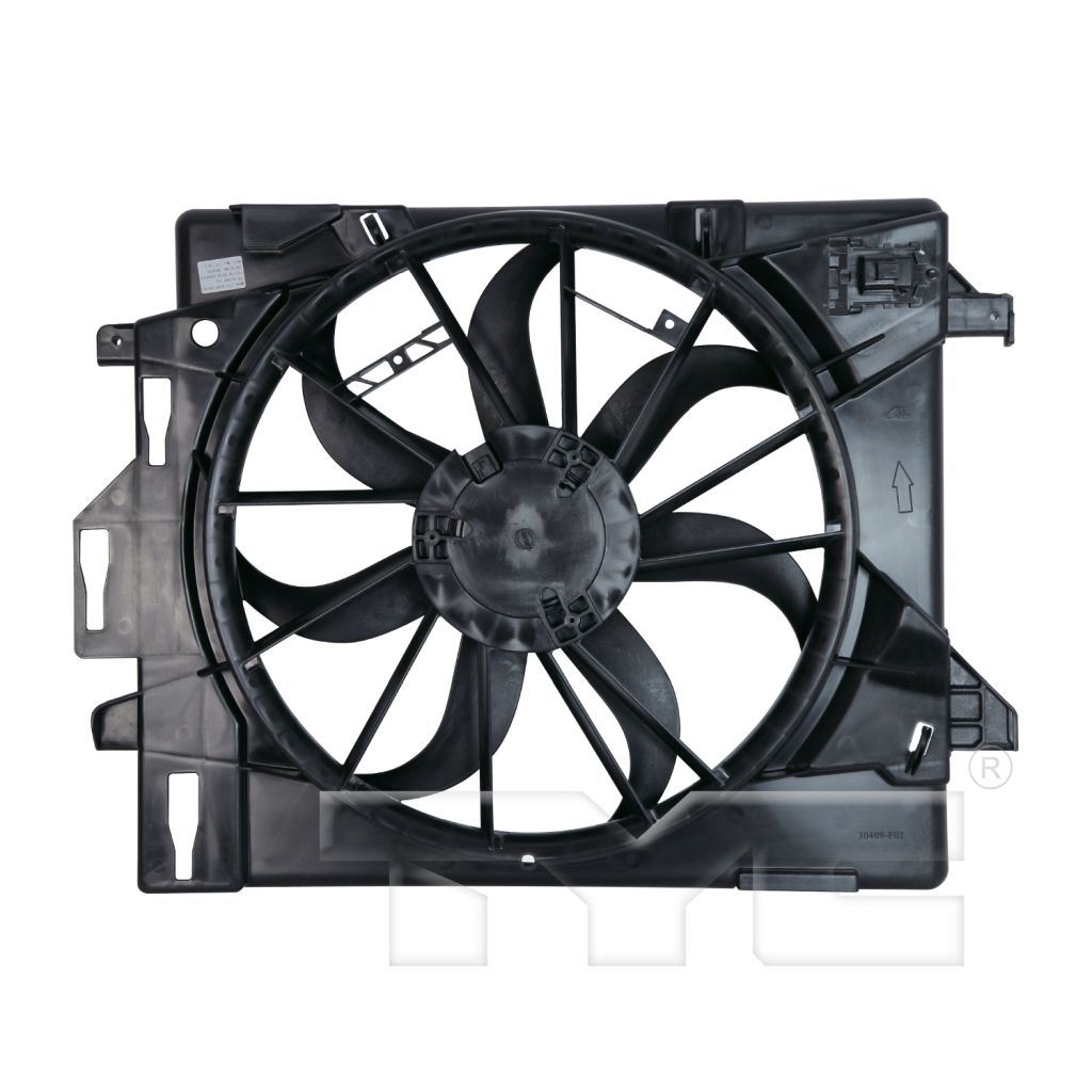 CHRYSLER TOWN & COUNTRY RADIATOR & A/C FAN ASSEMBLY (SINGLE FAN) OEM#5058674AD 2008-2016 PL#CH3115157