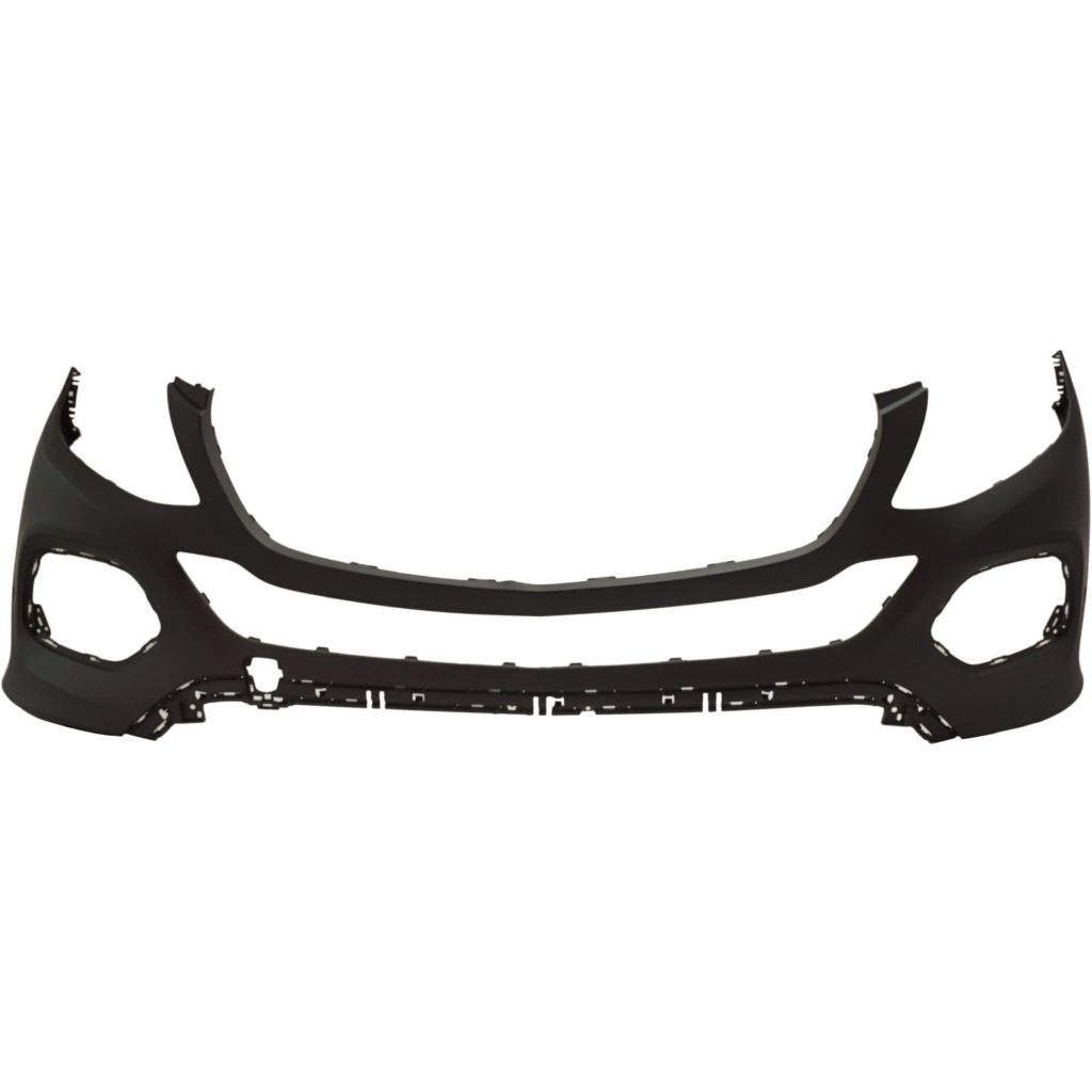 MERCEDES-BENZ GLE-CLASS SUV (166) FRONT BUMPER COVER PRIMED (WO/SPORT PKG)(W/ACTIVE PK ASSIST)**CAPA** OEM#16688592259999 2016-2019 PL#MB1000496C