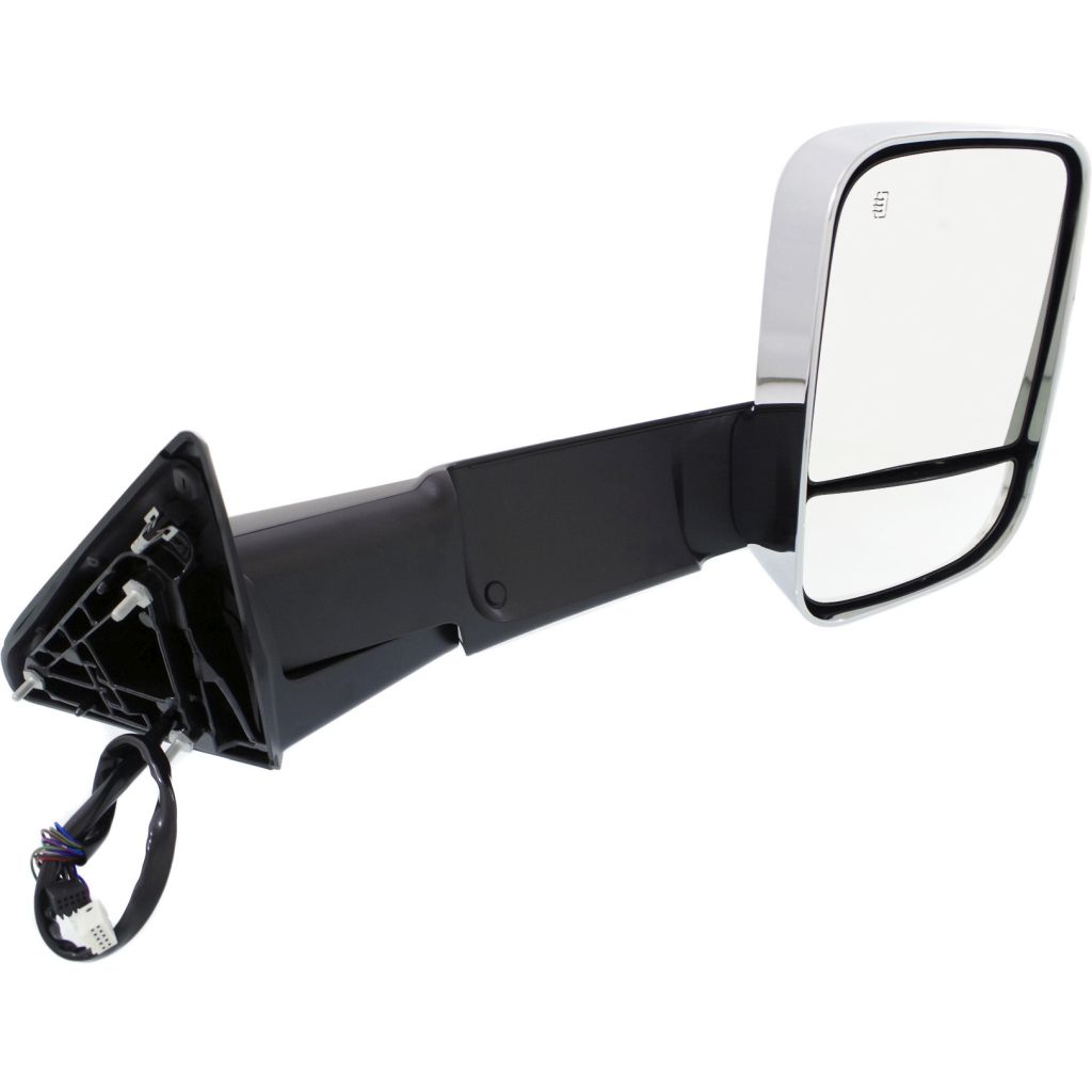 DODGE TRUCKS & VANS DODGE/PU (R1500) DOOR MIRROR RIGHT (Passenger Side) PWR/HTD/SIGNAL/PUDDLE/MEMORY (DUAL GLASS)(CHR)(W/TOW) OEM#68285866AB 2013-2022 PL#CH1321351