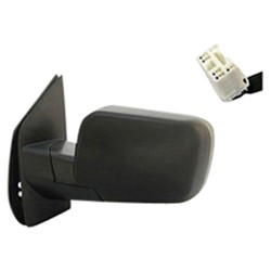NISSAN TITAN DOOR MIRROR LEFT (Driver Side) PWR/HTD (TXT CVR)(W/O DUAL ARM)(SE) OEM#96302ZH10A 2006-2009 PL#NI1320174