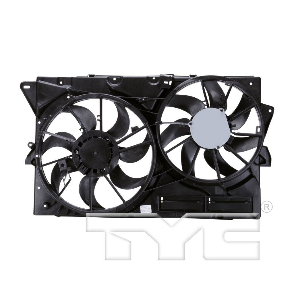 LINCOLN MKS RADIATOR & A/C FAN ASSEMBLY 3.7L OEM#DG1Z8C607G 2013-2016 PL#FO3115199