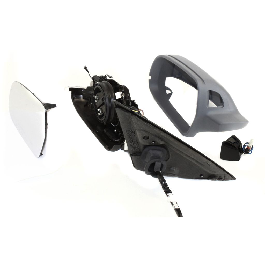 AUDI S4 SEDAN DOOR MIRROR LEFT (Driver Side) PWR/HTD/SIGNAL (WO/ANTI-GLARE)(WO/LDW)(PTM) OEM#8K1857409AG01C-PFM 2010-2011 PL#AU1320116