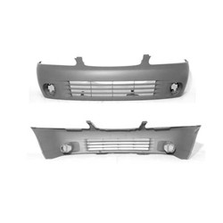 NISSAN SENTRA FRONT BUMPER COVER PRIMED (EXC SE-R)**CAPA** OEM#F20225M125 2000-2003 PL#NI1000178C