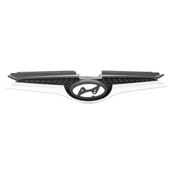 HYUNDAI VELOSTER GRILLE CHROME/DK-GRAY (WO/TURBO) OEM#863502V100 2012-2017 PL#HY1200170