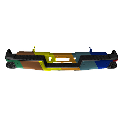 GM TRUCKS & VANS SIERRA/PU 2500/3500 (GMC) REAR STEP BMP ASSY PTD (DUAL REAR WHEEL)(W/SENSOR)(WO/HITCH BAR) OEM#23112252-PFM 2015-2019 PL#GM1103190