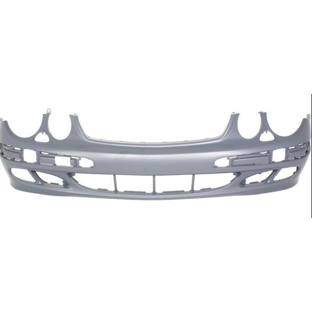 MERCEDES-BENZ E-CLASS (211) (SEDAN /WAGON ) FRONT BUMPER COVER PRIMED (W/ HEAD LAMP Washers)(WO/Sport OR WO/Appearance Pkg)(WO/AMG) OEM#2118800140 2003-2006 PL#MB1000172