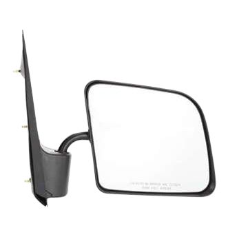 FORD TRUCKS & VANS FORD VAN DOOR MIRROR RIGHT (Passenger Side) MANUAL (SINGLE GLASS)(CONVEX)(STD) OEM#F4UZ17682A 1992-2003 PL#FO1321173