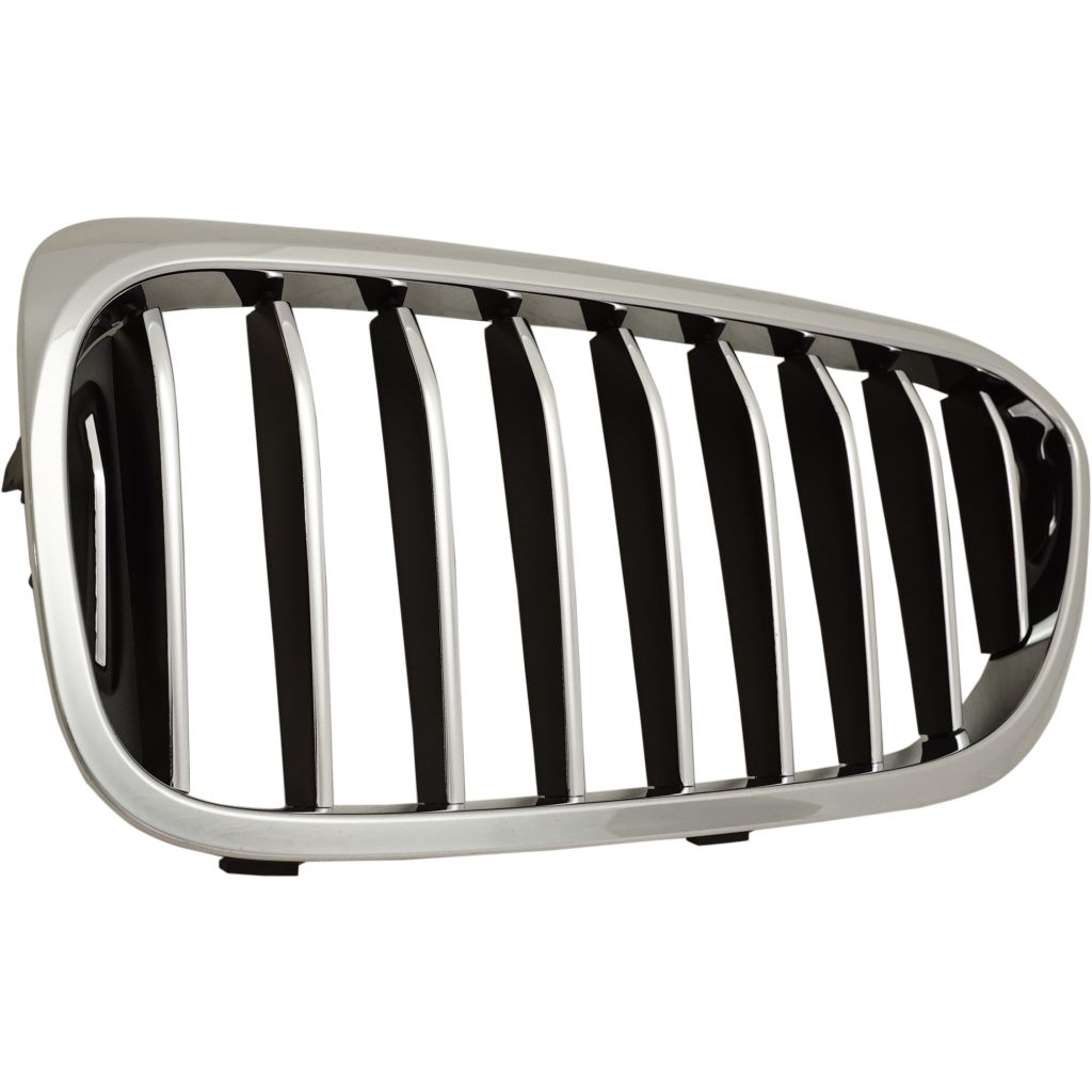 BMW BMW 5 SERIES (SEDAN) GRILLE LEFT (Driver Side) CHROME/BLACK (WO/M PKG)(WO/NIGHT VISION)(WO/LUXURY) OEM#51137383519 2017-2020 PL#BM1200296