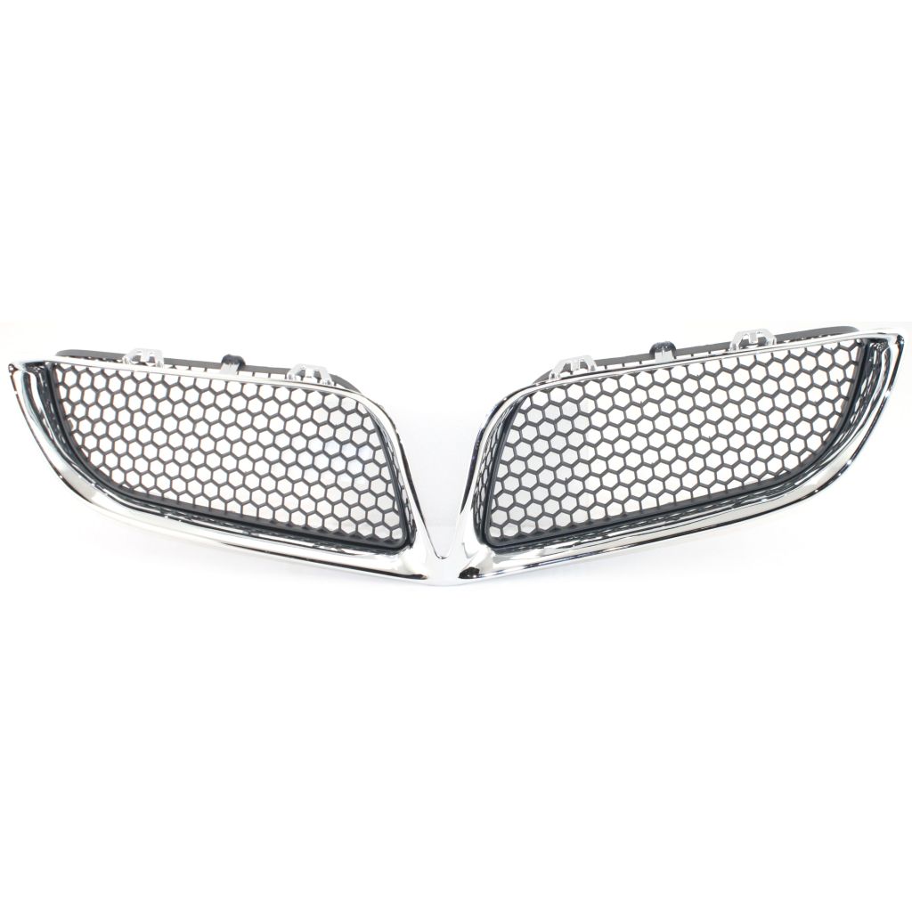 PONTIAC BONNEVILLE GRILLE ASSY (SE)(W/CHROME Frame/Gray Inner) OEM#25649507 2000-2005 PL#GM1200452