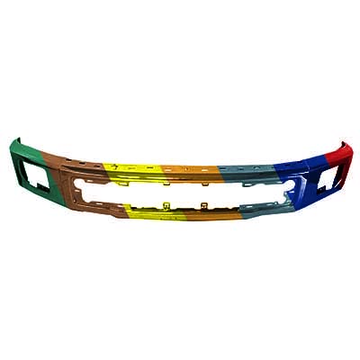 FORD TRUCKS & VANS FORD/PU (F150)(EXC RAPTOR) FRONT BUMPER CHROME (W/FOG)(WO/PLASTIC END CAPS) OEM#FL3Z17757A 2015-2017 PL#FO1002422