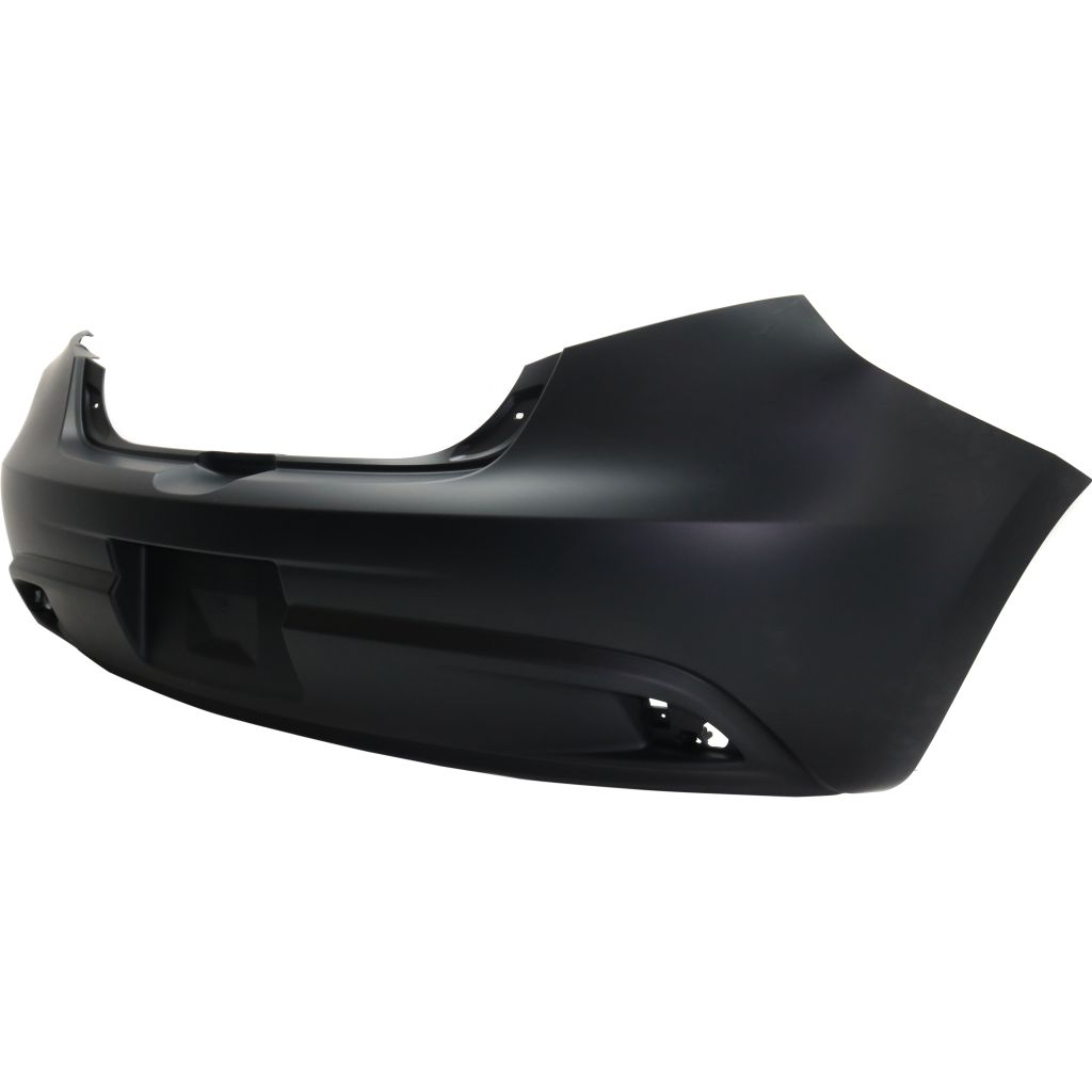 MAZDA MAZDA2 REAR BUMPER COVER PRIMED (SD-STD TYPE) (W/O Spoiler hole)**CAPA** OEM#DR6150221DBB 2011-2014 PL#MA1100205C