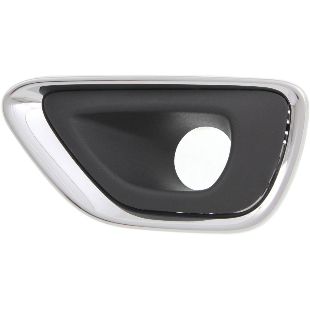 JEEP GRAND CHEROKEE FOG LAMP BEZEL LEFT (Driver Side) CHR/BLK (LAREDO/LTD/OVERLAND) OEM#68143079AB 2014-2016 PL#CH1038147