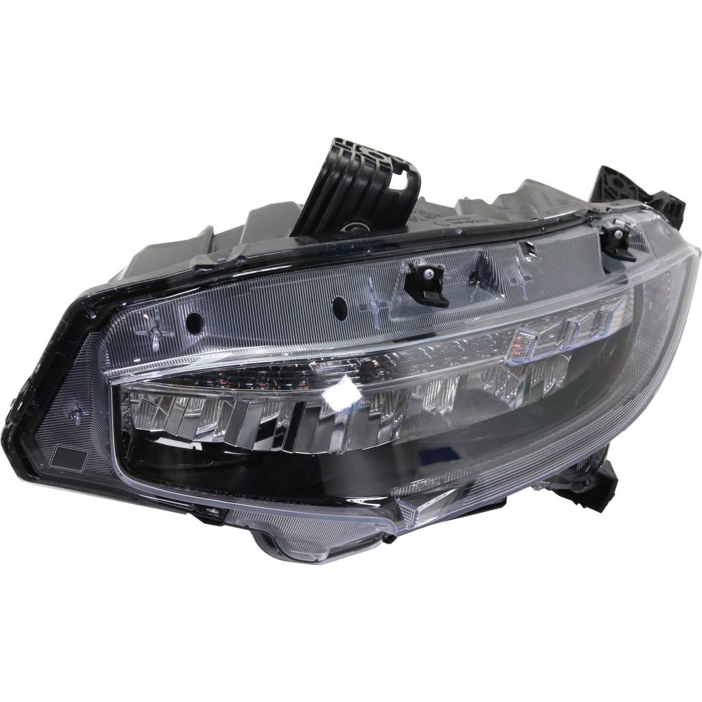 HONDA CIVIC HATCHBACK (EXC TYPE R) HEAD LAMP ASSEMBLY LEFT (Driver Side) (LED)**CAPA** OEM#33150TBAA11 2017-2019 PL#HO2502176C