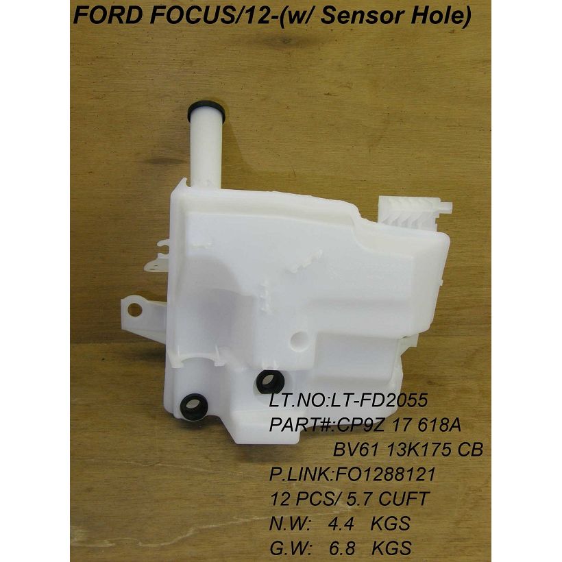 FORD FOCUS SEDAN WASHER TANK WO/PUMP OEM#CP9Z17618A 2012-2014 PL#FO1288121