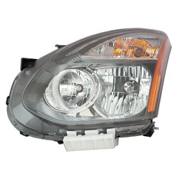 NISSAN(DATSUN) ROGUE SELECT (OLD) HEAD LAMP ASSEMBLY LEFT (Driver Side) (BLACK BEZEL) **CAPA** OEM#260601VX0A 2014-2015 PL#NI2502231C