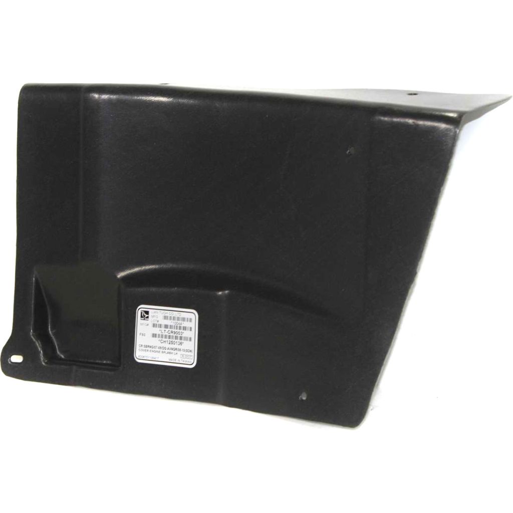 2007-2010 CHRYSLER / DODGE Fender splash shield Left Driver Side OEM# 5116174AA PL# CH1250136