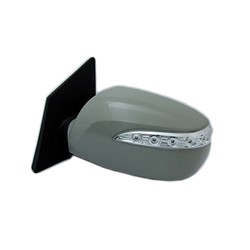 HYUNDAI TUCSON DOOR MIRROR LEFT (Driver Side) PWR NON-HTD PTM (LIMITED)(W/SIGNAL) OEM#876102S040 2010-2014 PL#HY1320177