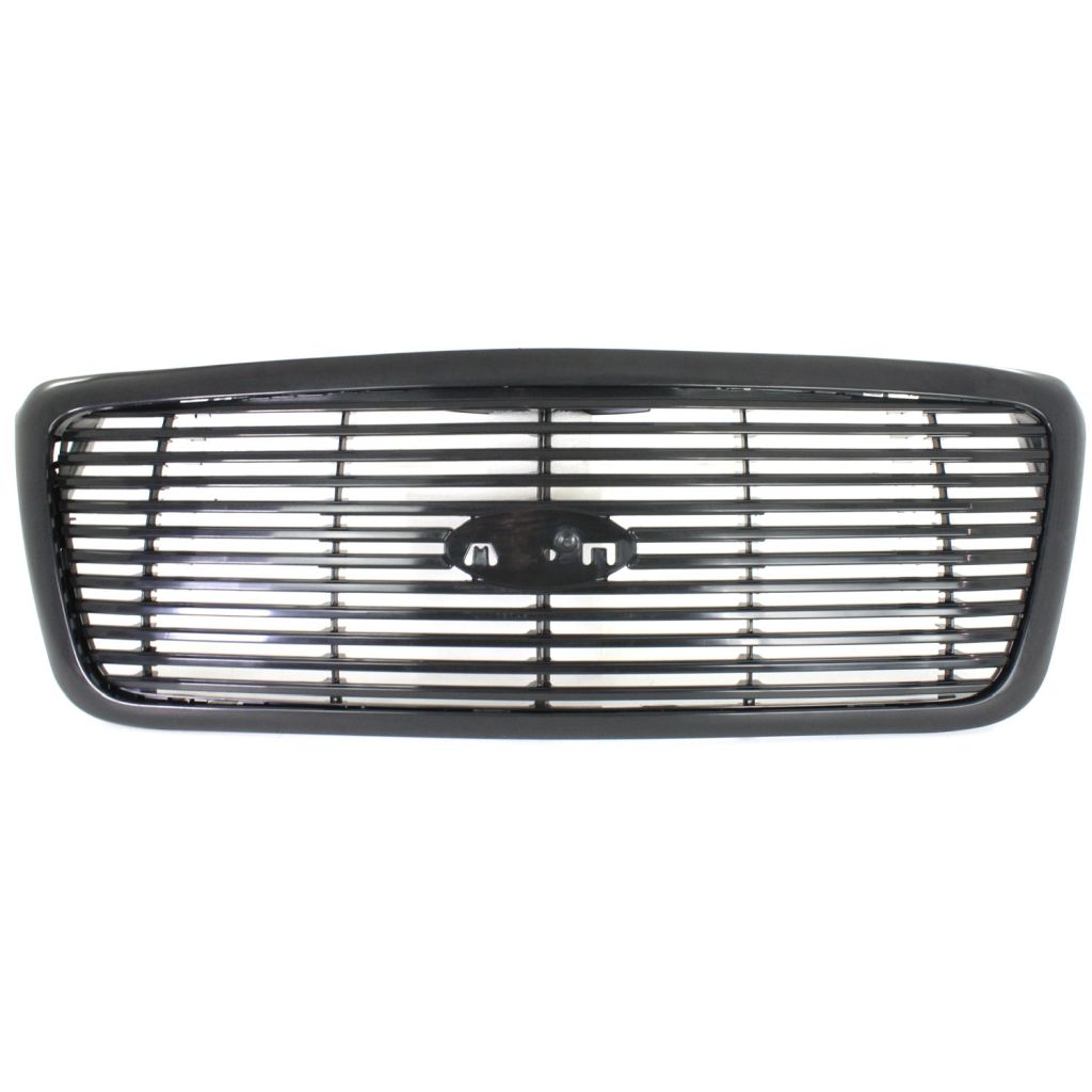 FORD TRUCKS & VANS FORD/PU (F150 EXC HERITAGE) GRILLE BLACK FRAME/ BLACK (12 LINE)(FX2) OEM#7L3Z8200CPTM 2007-2008 PL#FO1200501