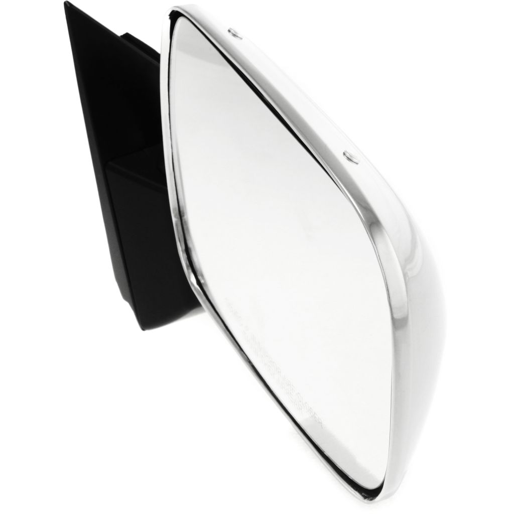 GM TRUCKS & VANS TAHOE (CHEVY) (HEAD/LAMP & C/L 2pcs Design ) MIRROR RIGHT (Passenger Side) CHROME MANUAL (BELOW EYELINE) OEM#15697332 1995-2000 PL#GM1321103